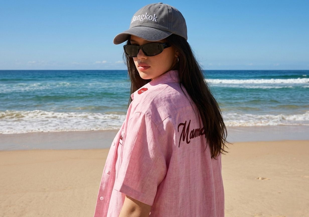 Premium Pink Short Sleeve Shirt💋(MamaMiaa)