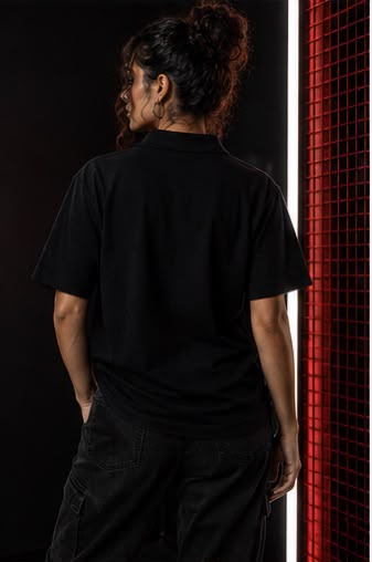 Black RUDE Polo